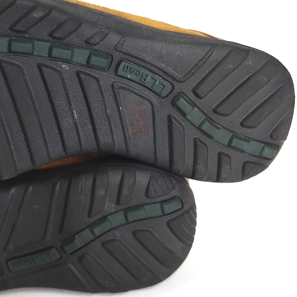 L.L.Bean Suede Shearling Slip-on Mocs women's 7 EUC - Picture 6 of 8